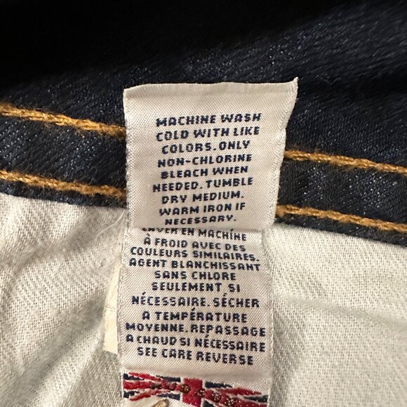 Hudson Jeans Flared Low Rise Denim Dark Wash Womens Size 27 - Picture 8 of 8